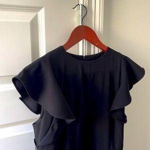 Chelsea28 black shift dress